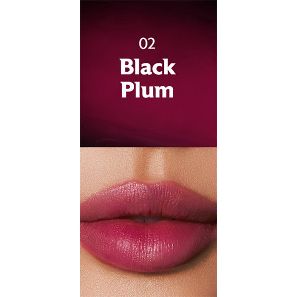 MILKTOUCH Black Peel Off Lip Tattoo - Long-Lasting Matte Lip, Waterproof Lip Tint_02.Black Plum