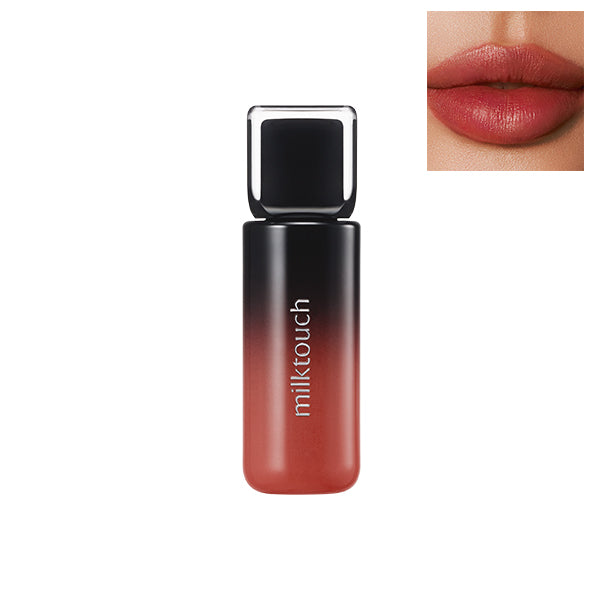 MILKTOUCH Black Peel Off Lip Tattoo - Long-Lasting Matte Lip, Waterproof Lip Tint_04.Black Apricot