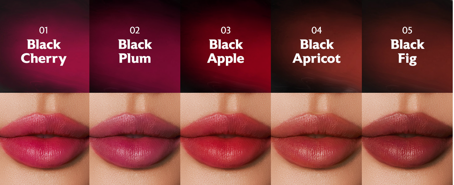 MILKTOUCH Black Peel Off Lip Tattoo - Long-Lasting Matte Lip, Waterproof Lip Tint_04.Black Apricot