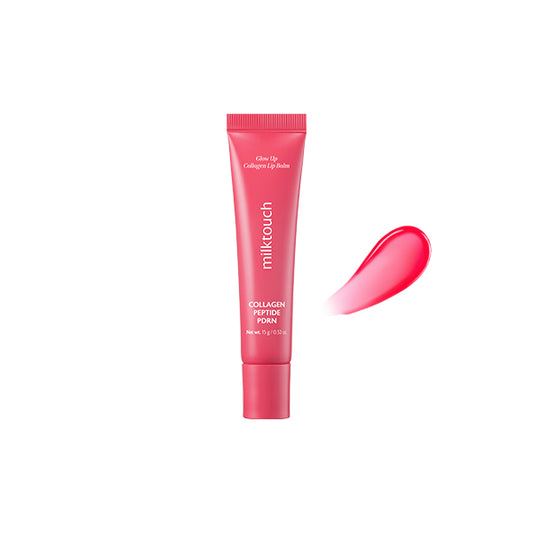 Milktouch Vegan Glow Up Collagen Lip Balm–Hydrating Lip Care with Collagen for Dry Lips Repair(15g) 03. Berry Tart
